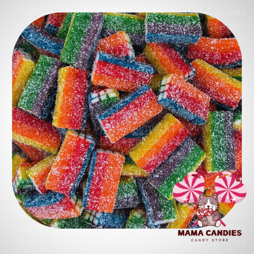 BRIQUES SUCRÉES MULTICOLORES HALAL 100G
