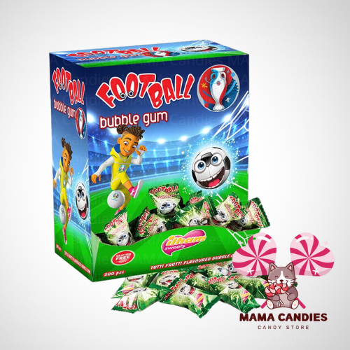 BUBBLE GUM FOOTBALL TUTTI FRUTI HALAL (UNITE)